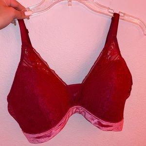 AUDEN BRA lace and velvet